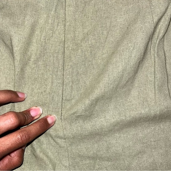 Avec Les Filles Wide Leg Linen-Blend Pant. New - Picture 7 of 8